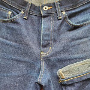 Rare  Naked and Famous Denim Broken Elephant6 Jeans  | Very Good | US 33 Weird…